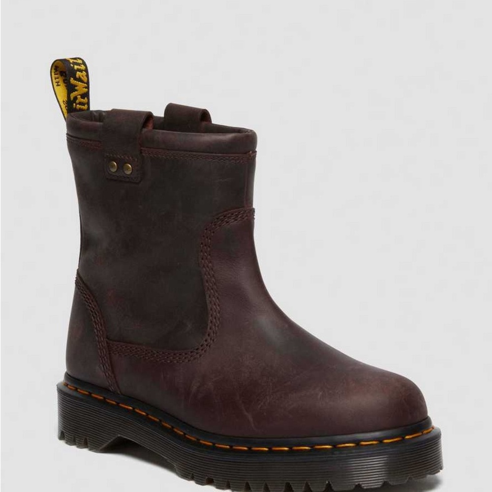 Dr. Martens Anistone Lo Brown Leather Boot